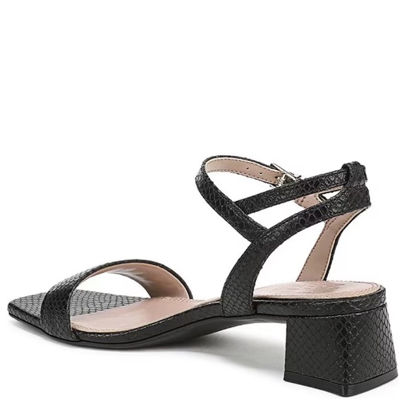 Naturalizer Hanna leather Black Textured Heels size 9M
